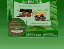 Tablet Screenshot of beaume-bois.com